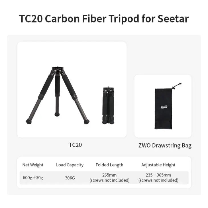 ZWO Seestar TH10 Fluid Tripod Head