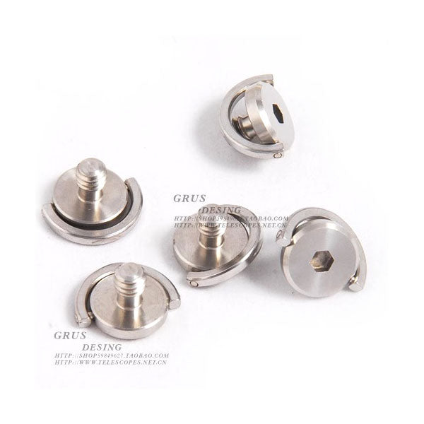 C-ring 1/4 camera screw, hexagonal camera screw, camera equipment, camera hand screw, 1 pcs