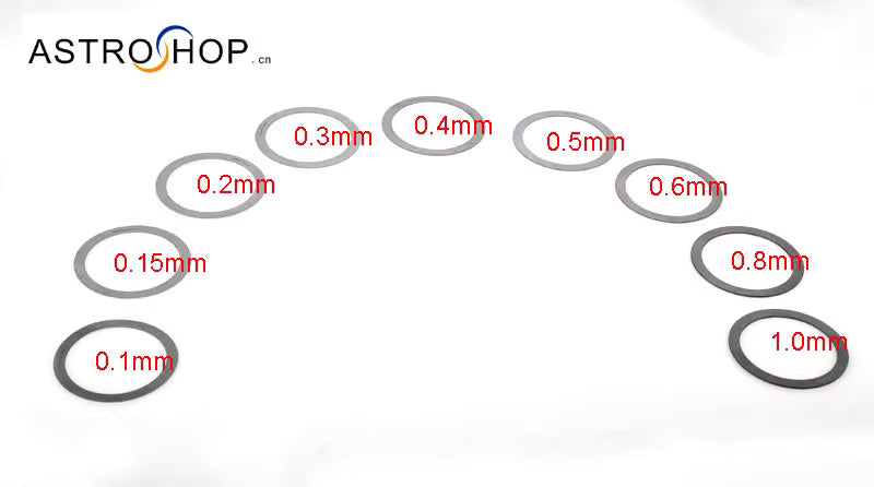 S8282 M54 flange plate 0.1-1mm, 9 specifications of stainless steel flange gasket, astronomical deep space photography
