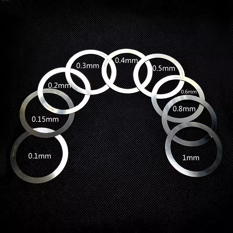 S8277 M42 flange plate 0.1-1mm, a total of 9 specifications of stainless steel flange gasket, astronomical deep space photography
