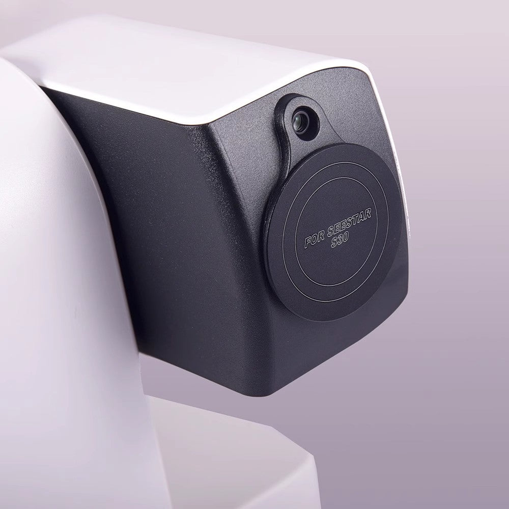 ZWO Seestar S30 intelligent astronomical telescope, lens cover, light shield, crosshairs, star finder, focusing fishbone plate, EQ latitude adjustment