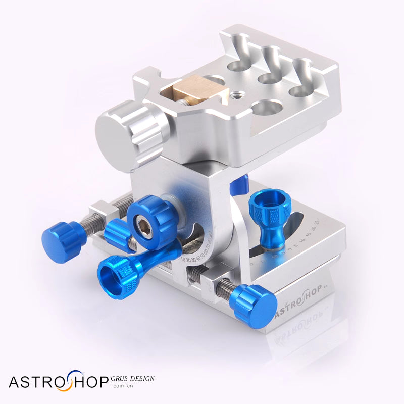 S8177 astronomical telescope micro motion gimbal lock does not shake, supports 1/4 screw fixation, V-groove fixation