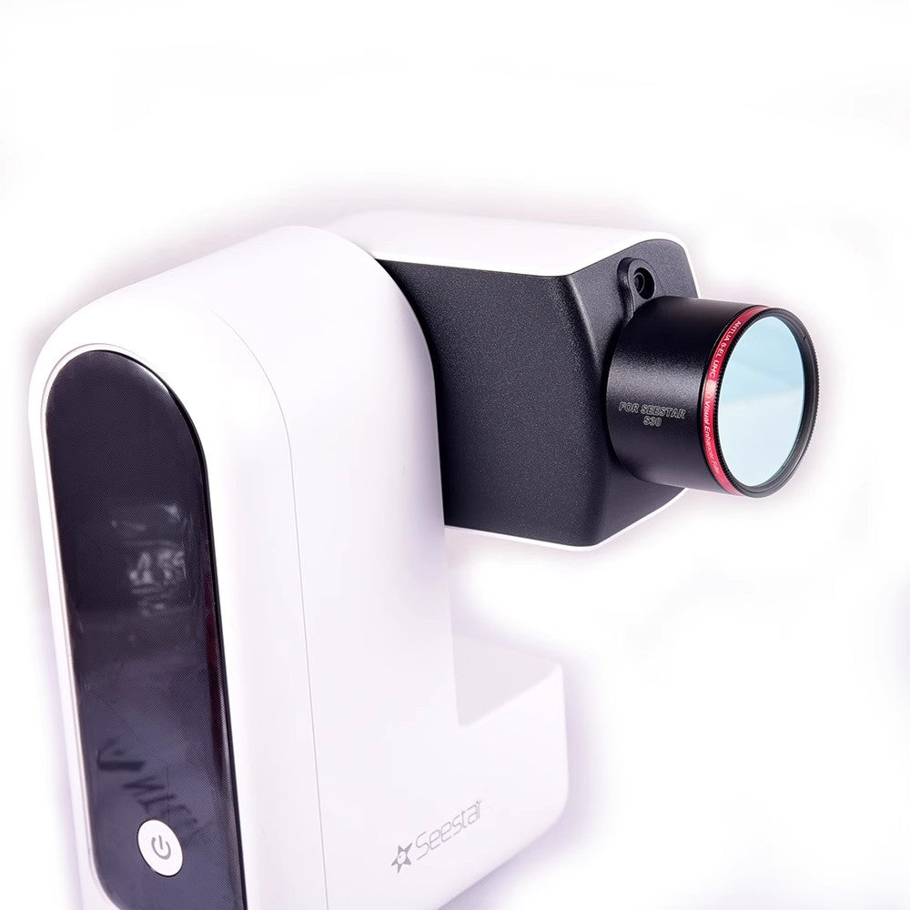 ZWO Seestar S30 intelligent astronomical telescope, lens cover, light shield, crosshairs, star finder, focusing fishbone plate, EQ latitude adjustment