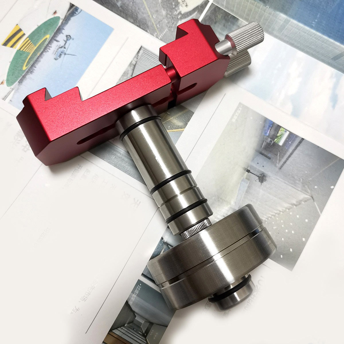 S8337 Astronomical telescope counterweight with Z-axis balance support, V-shaped and D-shaped slot for three-way installation and adjustment