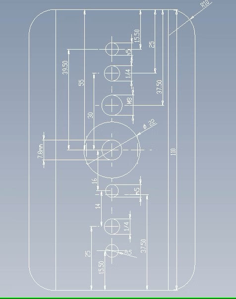 S8342 new enhanced micro gimbal with large pitch angle and multi-point fixation for secure locking