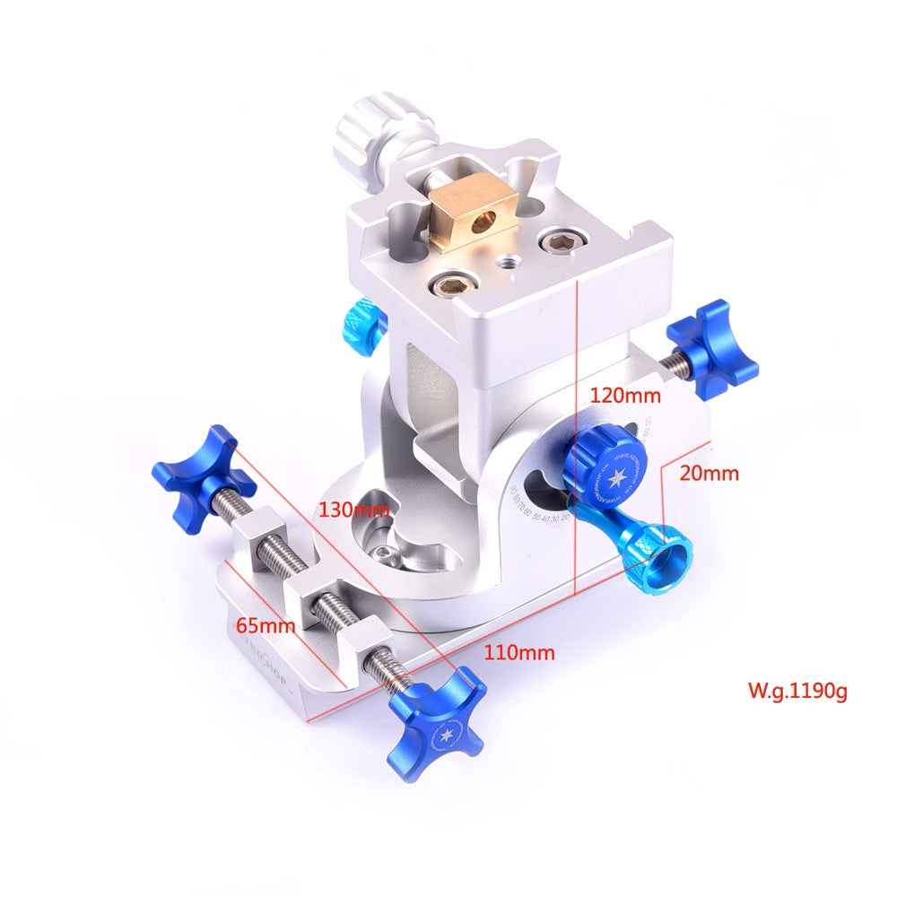 S8342 new enhanced micro gimbal with large pitch angle and multi-point fixation for secure locking