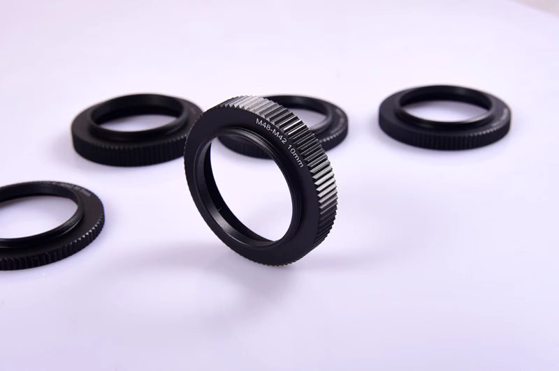 Astronomical telescope rear distance adjustment ring S7996-M48 to M42 flange distance adjustment