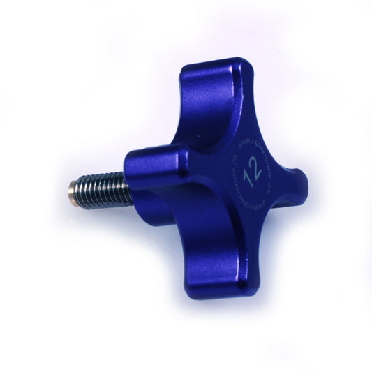 S8287 M5 hand screw with copper head protection CNC precision machined hand screw metric screw
