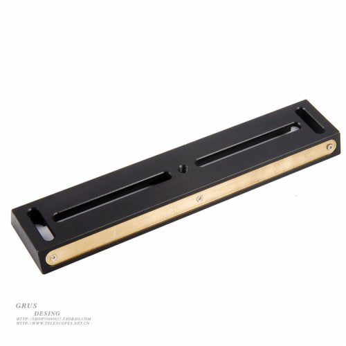 S7928 new 20CM long dovetail plate/supports C-ring hand screw and anti slip screw astronomical telescope