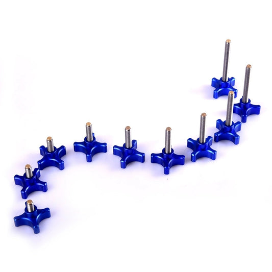 M6 hand screw with copper head protection, stainless steel screw CNC machined screw head, stainless steel screw
