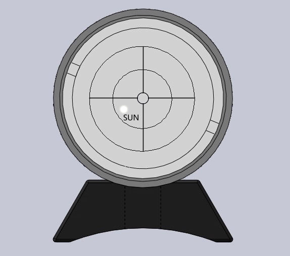 The S8173 sun seeking mirror is suitable for locating total solar eclipses and observing partial solar eclipses through solar searching