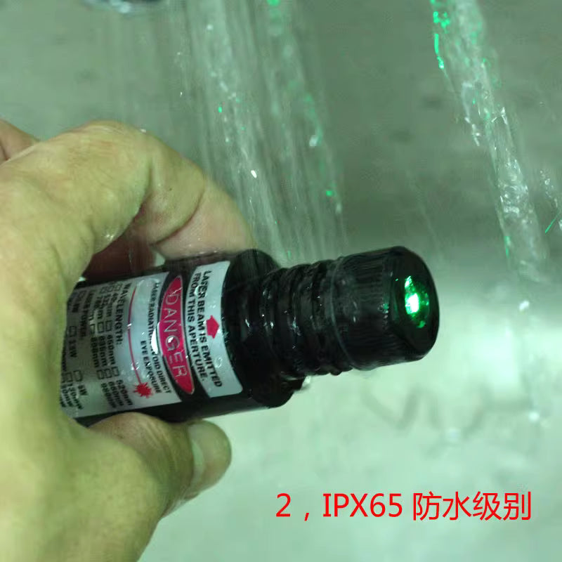 The S8276 anti low temperature waterproof green pointed star pen supports long light operation and 12V external power supply