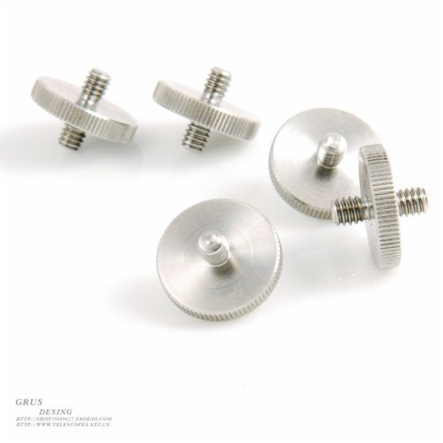 1/4 inch to 1/4 inch stainless steel double headed screw astronomical telescope accessories 1pcs