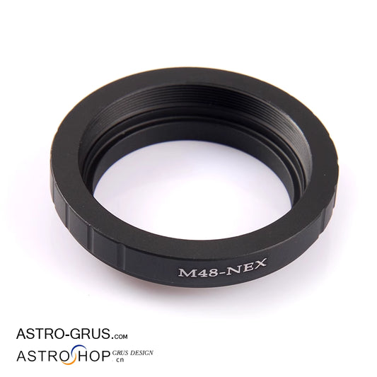 9MM ultra-thin M48 to NEX E-mount camera adapter suitable for A7, A7S, A7R, A7II series